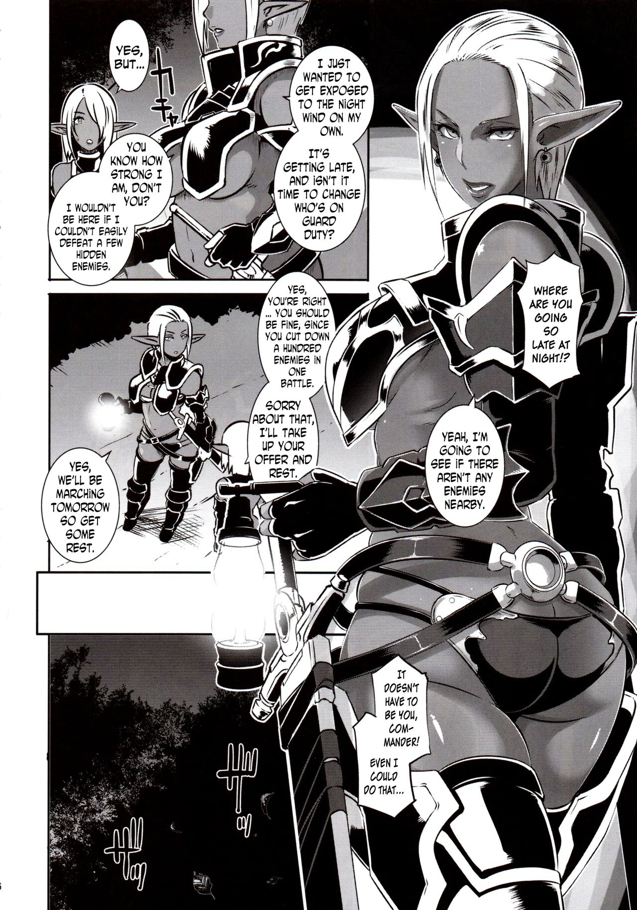 DARK ELF vs ALIEN - Hentai Manga