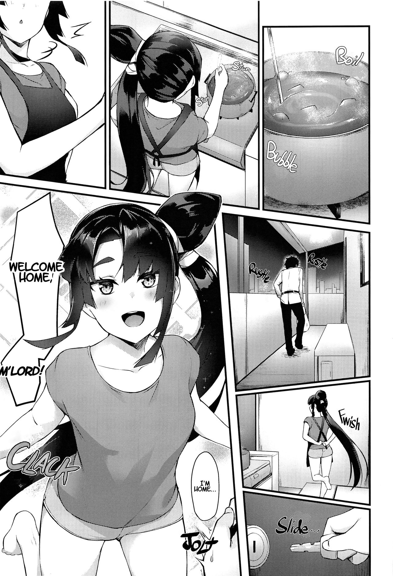 Ushiwakamaru to Kurasu dake Simply Living with Ushiwakamaru - Hentai Manga