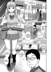 yoroconveni hasamarete i convenience store triple sandwich hentai manga